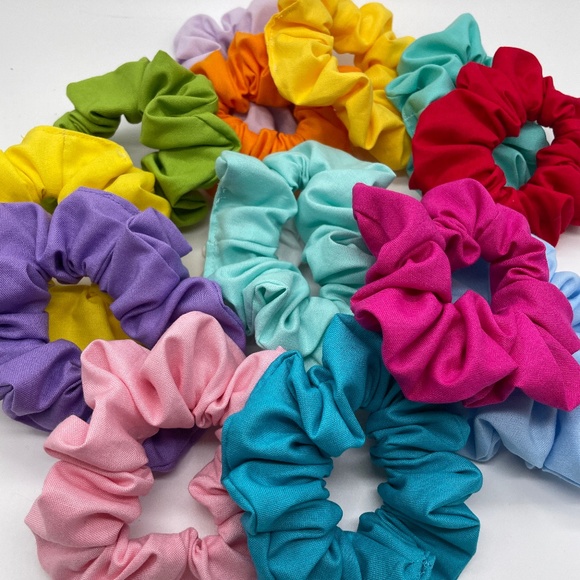 Set of 3 Handmade Scrunchies / Make Your Pack of Scrunchies / Ponytail Holders - Picture 1 of 5